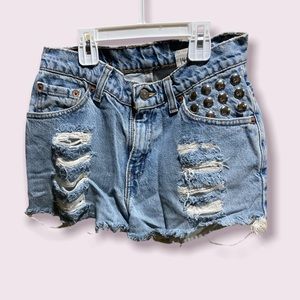 Levi's Cut off jean shorts. Authentic.